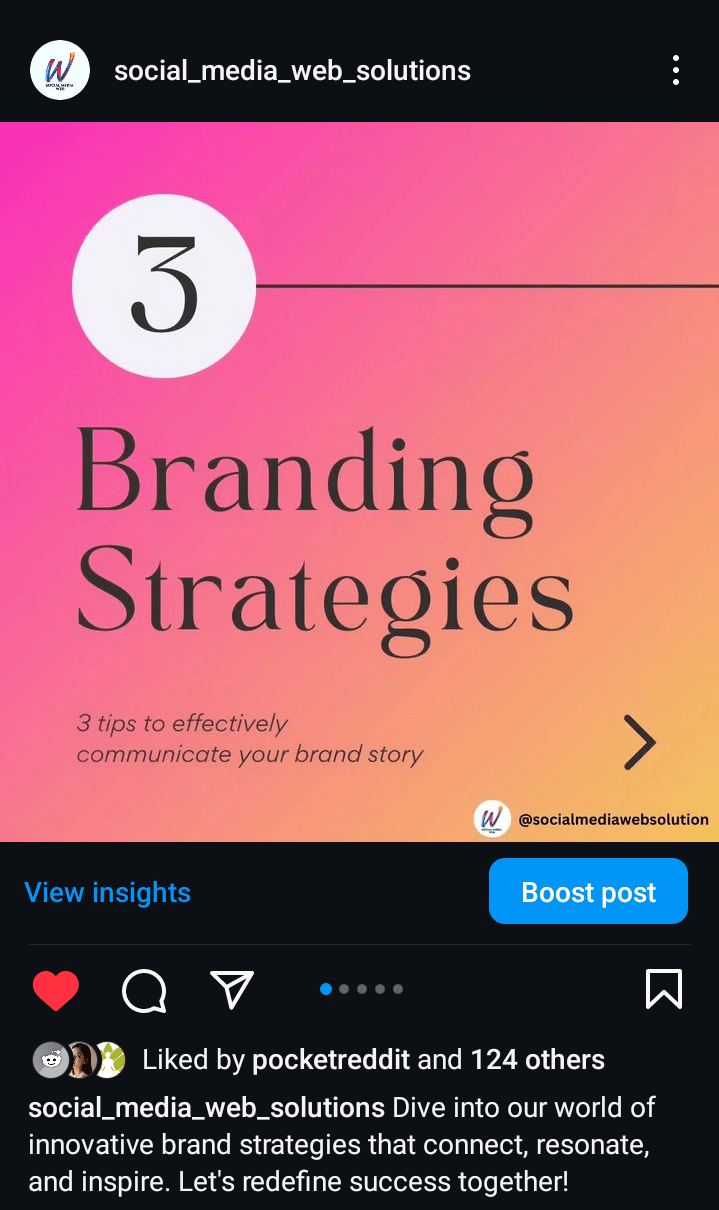Boost instagram followers by Social Media Web Solutions