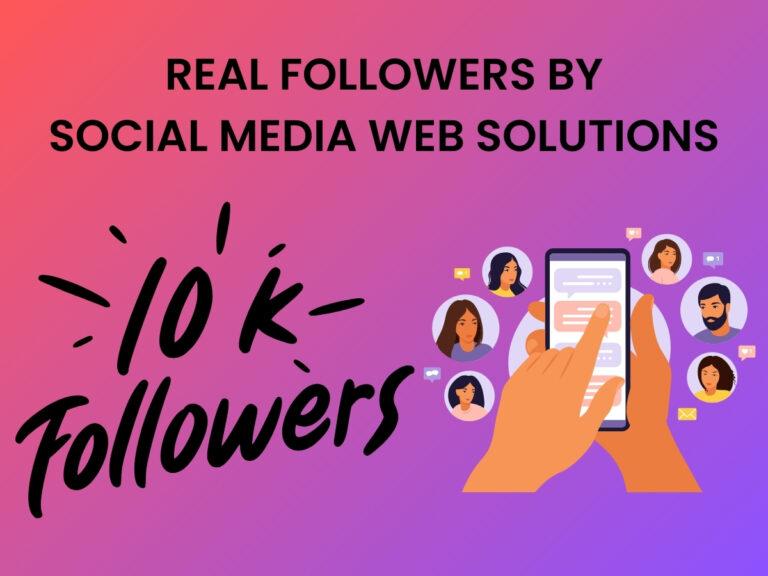 Get Real Instagram Followers by Social Media Web Solutions