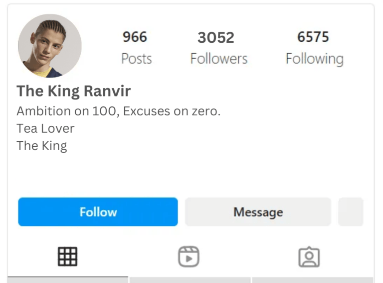 Instagram Bio For Boys